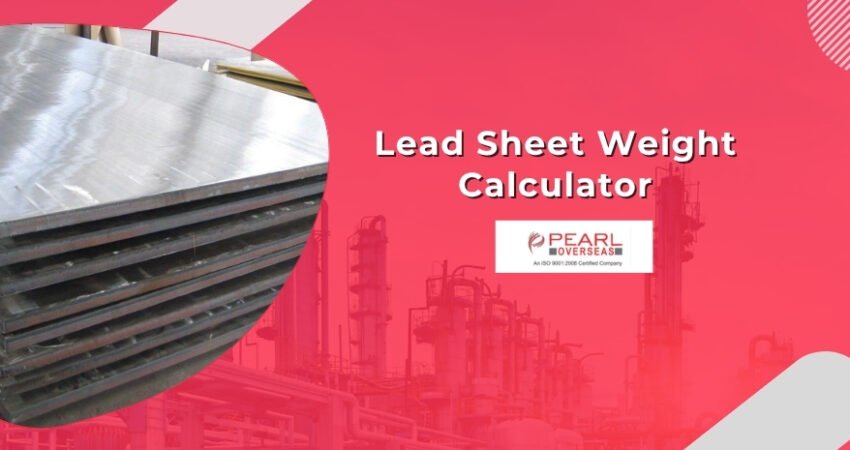 Lead Sheet Weight Calculator