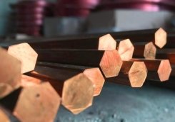 Tungsten Copper Hex Rod